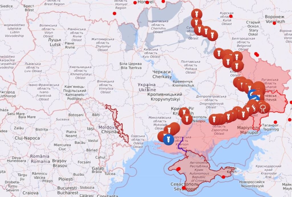 Карта лінії фронту на сьогодні – детальний огляд ситуації та пояснення простими словами карта лінії фронту на сьогодні